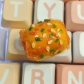 1pc Scallion Meat Floss Bread Artisan Clay Food Keycaps MX for Mechanical Gaming Keyboard